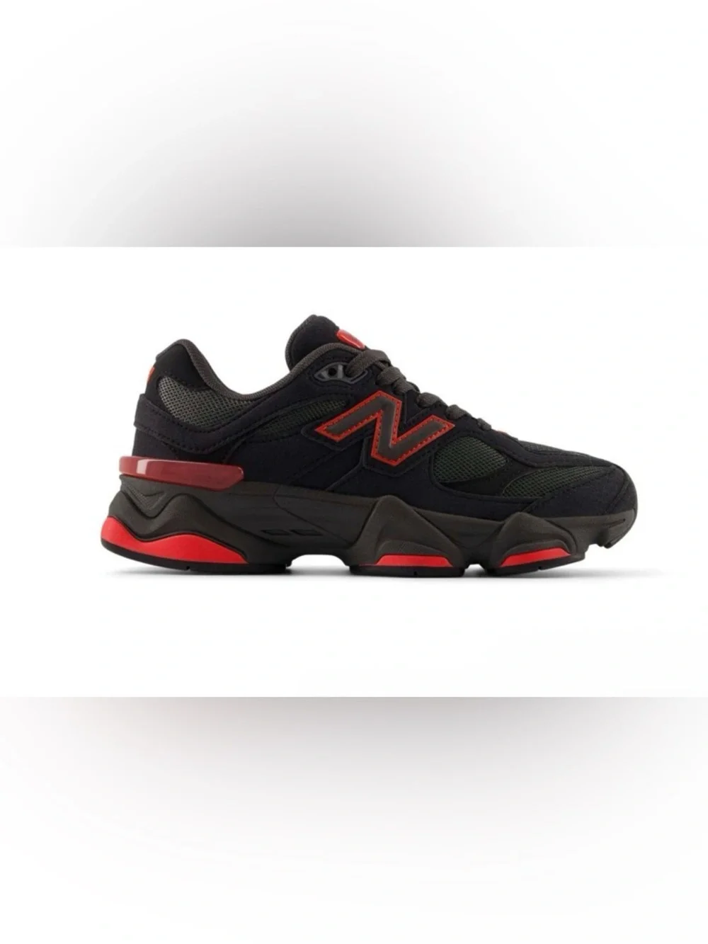New Balance New  9060 Grade School Boys | Black/Red | size: 8